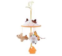 Baby Stroller Toys, Musical Toys, Soft Cotton Adjustable Attachment Lightweight Portable Compact Strong Material, Car Seat Play for Kids Indoor Vehicle Travel, 16.93x7.09Inches