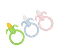 Baby Stück Corn Beiöring Silicone calmante Beiöspielzeug Training per bambini per esplorazione sensoriale e alleviamento (Un set) (UN)