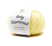 Baby Superwash by Tricot Cafè - filato misto lana adatto a lavorazioni per bambini - Giallo Baby 9842