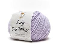 Baby Superwash by Tricot Cafè - filato misto lana adatto a lavorazioni per bambini - Lilla 8268