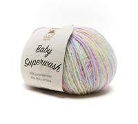 Baby Superwash by Tricot Cafè - filato misto lana adatto a lavorazioni per bambini - Mix Pastello 9802