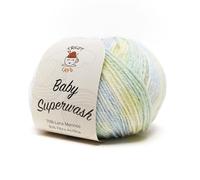 Baby Superwash by Tricot Cafè - filato misto lana adatto a lavorazioni per bambini - Mix Pastello/Panna 744