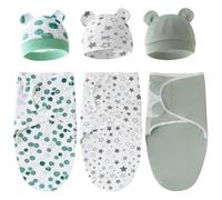 Baby Swaddle Neonato Coperta Avvolgente Neonato 0-6 Mesi, Copertina Swaddle Neonato Sacco Nanna Bebè Coperta Fasciatoio Neonato Sacco Nanna Swaddle per Primavera Estate Autunno Inverno