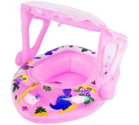 Baby Swimming Anello-baby Pinna D'acqua Con Tetto | Design Di Dinosauro | Giocattoli Per L'acqua Per La Barca Da Nuoto Gonfiabile Di 1-5 Anni Con Protezione Solare Per Ragazzi E Ragazze, Vasca, Lago