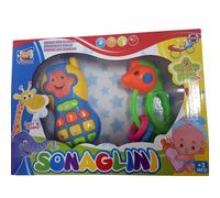 BABY TELEFONO PRIMI TOCCHI CON LUCI E SUONI SONAGLIO SVILUPPO FORMAZIONE BAMBINI