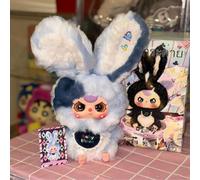 Baby Three Lily Rabbit Town V3 Series Blind Box, graziosa bambola di peluche in vinile Blind Box, giocattolo da collezione Kawaii Mystery Box per regali, scatola singola (1 di 9 stili possibili)