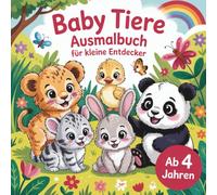 Baby Tiere Ausmalbuch für kleine Entdecker