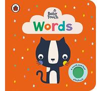 Baby Touch: Words – Libro tattile per l'apprendimento precoce per neonati e bambini