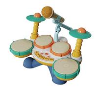 Baby Toys - Set di tamburo per bambini da 12 a 18 mesi, resistente, leggero e per imparare, tipo B