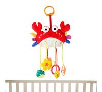 Baby Travel Toy - Peludo Sensory Scifleat Buddy, morbido tocco sospeso, culitta per passeggini per bambini Mobile, giocattolo per lo sviluppo 'attività del bambino, giocattolo di peluche interatti