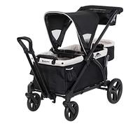 Baby Trend Expedition - Passeggino pieghevole 2 in 1 con tettuccio, cestino, 2 vassoi portaoggetti e 6 portabottiglie, colore: cachi moderno