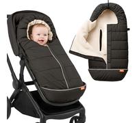 Baby Uma Coprigambe universale per carrozzina, conforme allo standard Oeko-TEX 100, foderato in pile e impermeabile, con cappuccio con coulisse, coprigambe universale per passeggino, adatto per