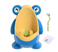 Baby urinal, portable frog boys pee trainer, interactive Rotating target, detachable easy clean bowl wall-mounted lightweight design for indoor bathroom travel camping toddler potty training