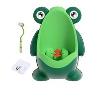 Baby urinal, portable frog boys pee trainer, interactive Rotating target, detachable easy clean bowl wall-mounted lightweight design for indoor bathroom travel camping toddler potty training