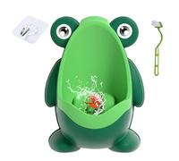 Baby Urinal, Portable Frog Boys Pee Training, 8.86x6.3x11.42 Inches Lightweight & Compact Design, Interactive Detachable Toilet for Kids, Child Bathroom Solution to Indoor, Travels