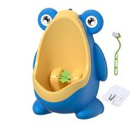 Baby Urinal, Portable Frog Boys Pee Training, 8.86x6.3x11.42 Inches Lightweight & Compact Design, Interactive Detachable Toilet for Kids, Child Bathroom Solution to Indoor, Travels