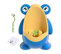 Baby Urinal, Potty Trainer, Portatile Frog Themed Pee Training WC, Interactive Detachable Bathroom Solution for Boys, Indoor Use, Travel, Camping 8.86x6.3x11.42 Inches