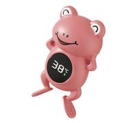 Baby Water Termografo - 13x7cm carina rana cartone animato, strumento da bagno digitale ABS, schermo intelligente con design ad angolo di ricarica rapida | Termometro da bagno impermeabile p