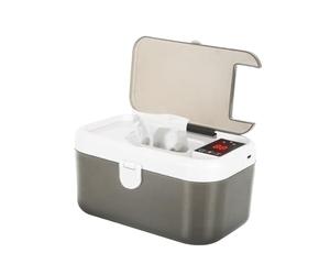 Baby Wet Wipe Warmer - Pulisci il dispenser più caldo con luci a LED | Dispenser di viaggio portatile con luce notturna | USB ricarica forniture per bambini per viaggi su strada in campeggio. T