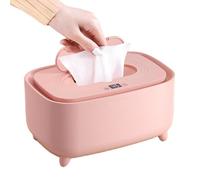 Baby Wet Wipe Warmer, Toddler Diaper Dispenser, 9.06x5.91in Portable Smart Control, Evenly Heated, Low-Noise Supplies Light for Business Trip, Home Use