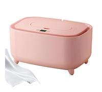 Baby Wet Wipe Warmer, Toddler Diaper Dispenser, Smart Temperature Control, 23x15x11cm, Even Heating System, Low Noise Design, with Light, for Business Trip, Home, Nursery Use