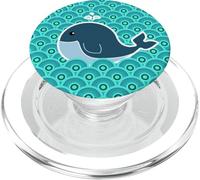 Baby Whale Ocean Marine Dolphin Animal Lover Ocean Life PopSockets PopGrip per MagSafe