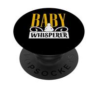 Baby Whisperer Ostetrica Ostetricia Lavoro Professione di parto PopSockets PopGrip Adesivo