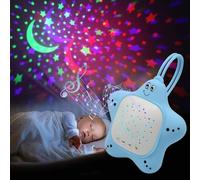 Baby White Noise Sound Machine, succhietto ricaricabile con proiettore luce notturna per un sonno profondo e riposante, aiuto sonoro succhietto calmante musica per viaggi, asilo nido, camera da letto,