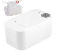 Baby wipe caldo più termostato pannolino pannolino caloroso da 55 ℃ a 65 ℃ wipes regolabile più calda con chiusura bagnata riscaldante USB leggera Porta di pulitura di grande capacità per la scuola m