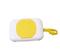 Baby Wipe Case - Custodia portatile per salviettine da viaggio, colore: Giallo