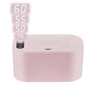 Baby Wipe Warmer, Heated USB Charging Wipes Dispenser, 8.46x5.12in Even Heat Wet Wipes Box with Temperature Display, Perfect for Baby Care at Home, Outdoor, and Travel