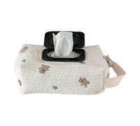 Baby Wipes Travel Case - Cotton Cloth Portable Baby Wipe Storage Pouch | Cute Wiipes Pouch With Secure Closure | B`aby Wipes Holder With Easy Access For Stroller, Shopping, Walking, Bathroom, Home