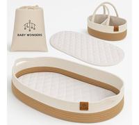 Baby Wonders® Fasciatoio per Bebè, Cestino Impermeabile e Mobile per Bambini