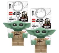 Baby Yoda LEGO Star Wars Portachiavi LED The Mandalorian Grogu Light - Bulk