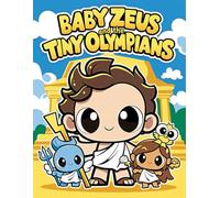 Baby Zeus and the Tiny Olympians: Cute Greek Mythology Coloring Book for Kids Ages 4-8: Simple Chibi Gods and Ancient Legends Illustration Book for Boys and Girls