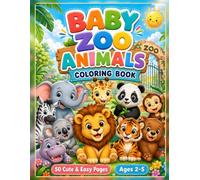 Baby Zoo Animals Coloring Book