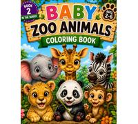 Baby Zoo Animals: Coloring Book