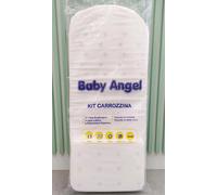 Babyangel Materassino Carrozzina Sfoderabile Antisoffoco con Fori Traspiranti