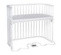 babybay Box Spring XXL - Letto con materasso classico, morbido, colore: Bianco