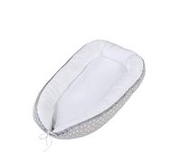 Babybay Cuddle Nest, Pearl Grey Points White - 1380 g