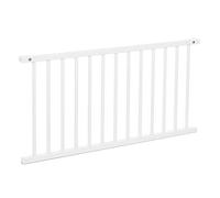 Babybay Guardrail For Cot Use Suitable For Model Boxspring Xxl, White Varnished - 4800 g