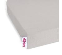 babybay Lenzuolo con angoli elasticizzati Deluxe adatto per modello di estensione originale, maxi, midi e molle, beige, 89 x 65 cm (confezione da 1)