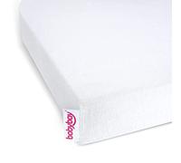 babybay Lenzuolo con angoli elasticizzati Deluxe in jersey, per modello Boxspring XXL, colore: bianco