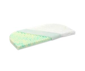 Babybay Mattress Ultrafresh Wave Suitable for Model Maxi, BoXSpring And Comfort Plus, Foam, Bianco, 1 Stück (1er Pack)
