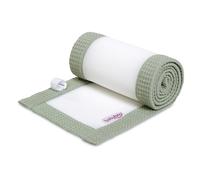 babybay Paracolpi 3D in rete piqué a nido d'ape, adatto per modello Maxi, Boxspring, Comfort e Comfort Plus, verde giada