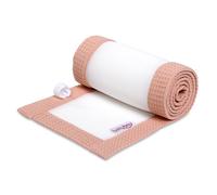 babybay Paracolpi 3D in rete piqué a nido d'ape, adatto per modello Maxi, Boxspring, Comfort e Comfort Plus, albicocca rosa