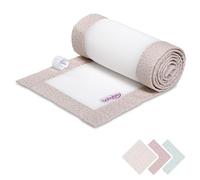 babybay Paracolpi 3D Mesh Royal adatto per modello Original, beige a pois glitter oro