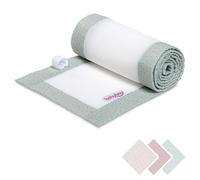babybay Paracolpi 3D Mesh Royal, adatto per modello Original, menta a pois glitter oro