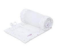 babybay Paracolpi in mesh per modello Boxspring XXL, bianco mix di stelle sabbia/bacca