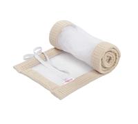 babybay Paracolpi in rete a nido d'ape, adatto per modello Boxspring XXL, sabbia